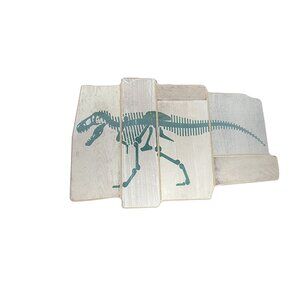 Wooden Dinosaur Skeleton Wall Art Decor By Open Road